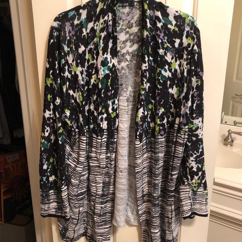 Nic and Zoe Greenway Open Front Cardigan XL